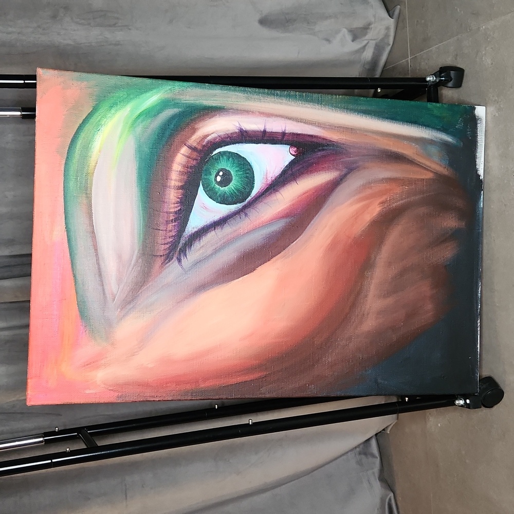 "SEE YOU" - Oil on Canvas 91.5x24 inch